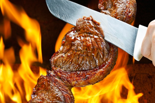 Picanha, traditioneller brasilianischer Grill.