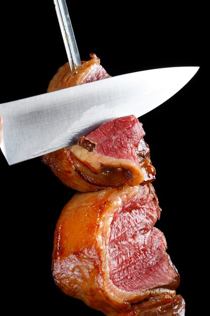 Picanha, traditioneller brasilianischer Grill.