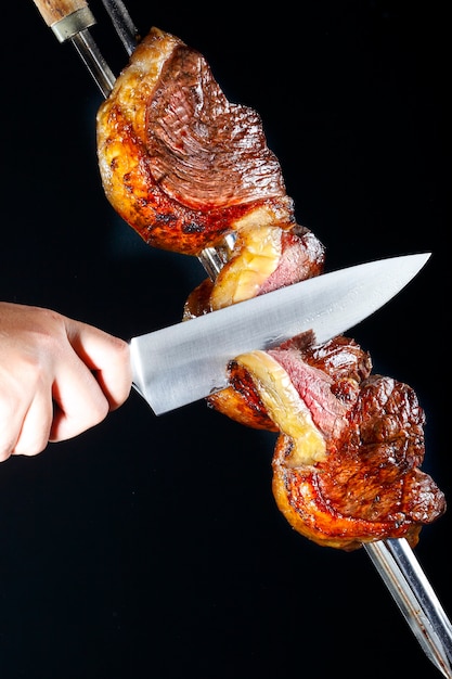 Picanha, traditioneller brasilianischer Grill.