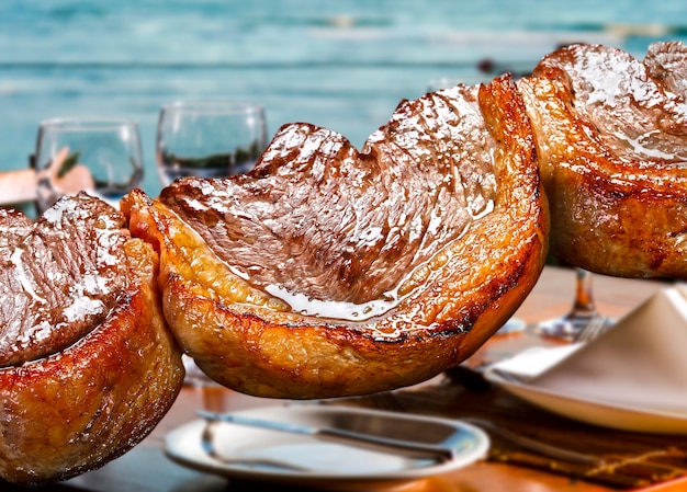 Picanha, traditioneller brasilianischer Rindfleischschnitt