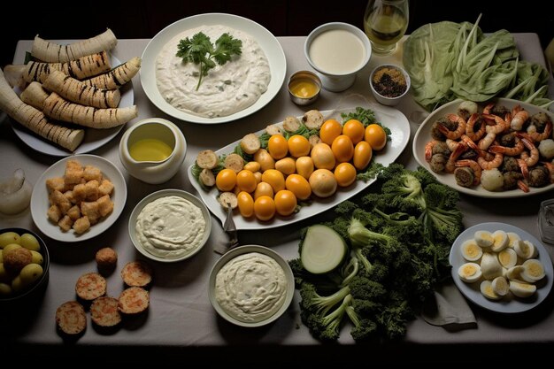 El picante banquete de ensalada de César