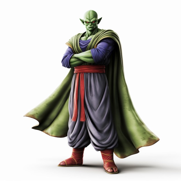 Piccolo com fundo branco de alta qualidade ultra hd