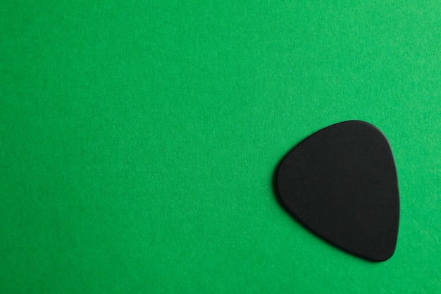 Pick de guitarra negra