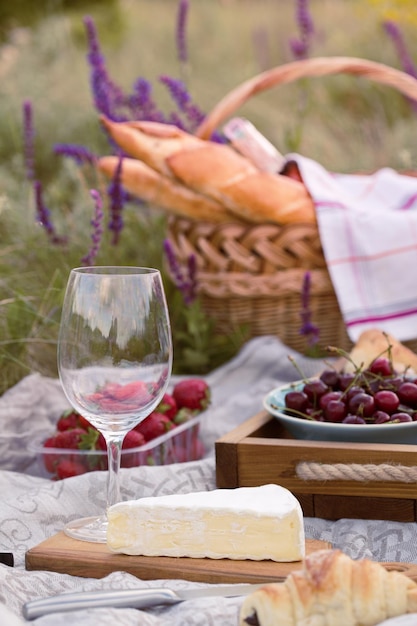 Picknick auf der Wiese