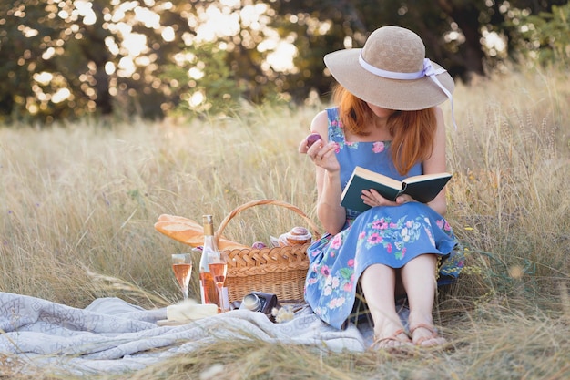 Picknick auf der Wiese