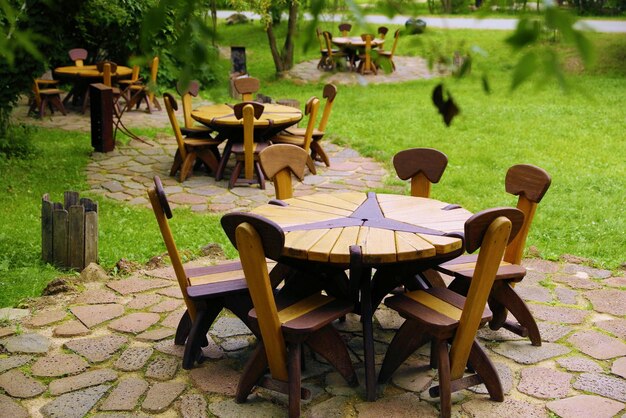 Picknickplatz schöner Pavillon zum Entspannen und Grillen