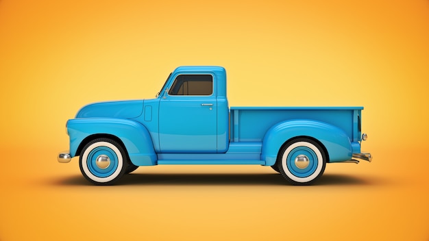 Pickup Truck 3D-Rendering