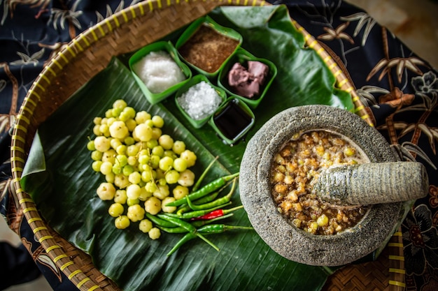 Picles de groselha Sambal Pincuk Buah Cermai