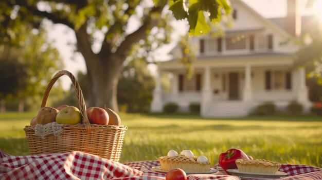 Un picnic idílico de verano