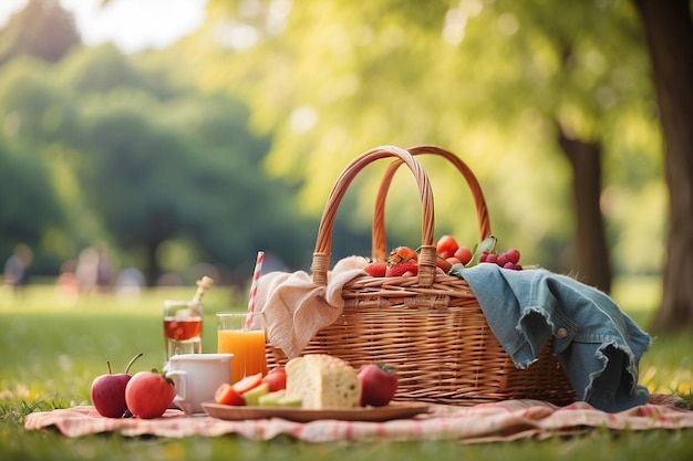 Picnic no parque.