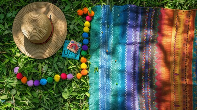 El picnic del orgullo en el fondo del parque