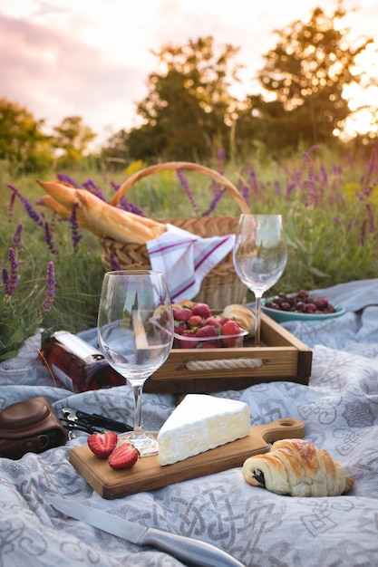 picnic en el prado