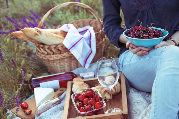 picnic en el prado