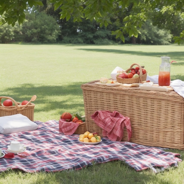 Foto el picnic.