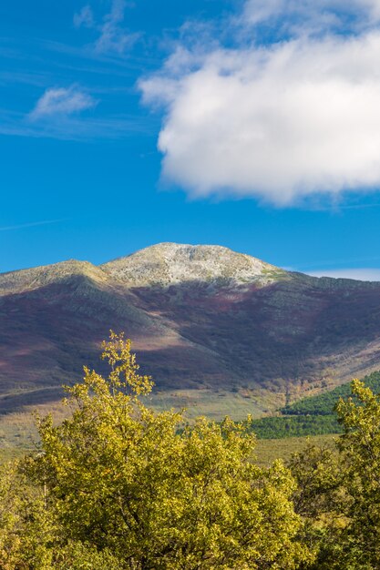 Pico Ocejón en la Sierra de Ayllón, Guadalajara, España