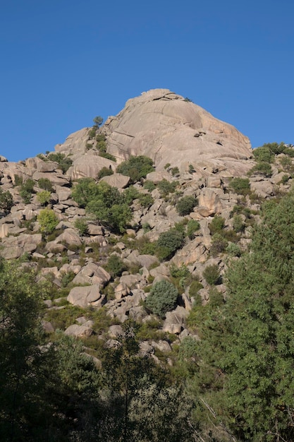 Pico en Pedriza en Madrid, España