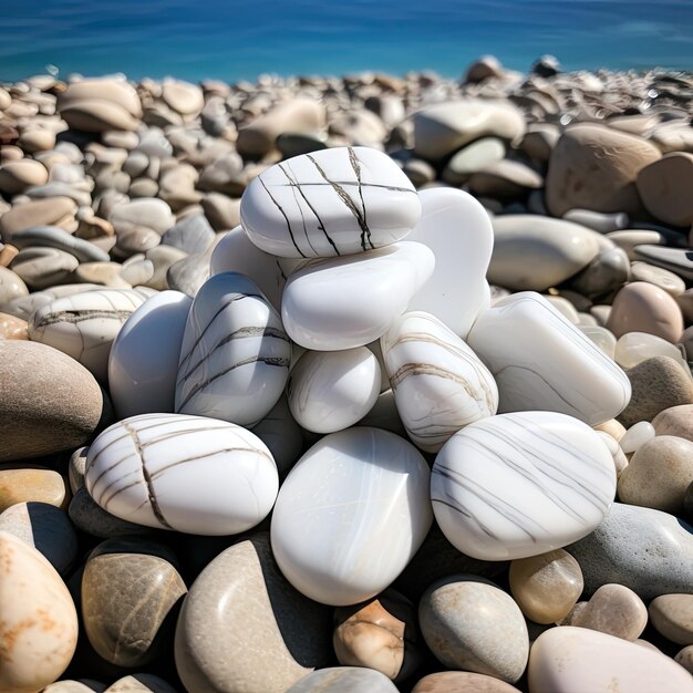 Piedra derrumbada de Howlite