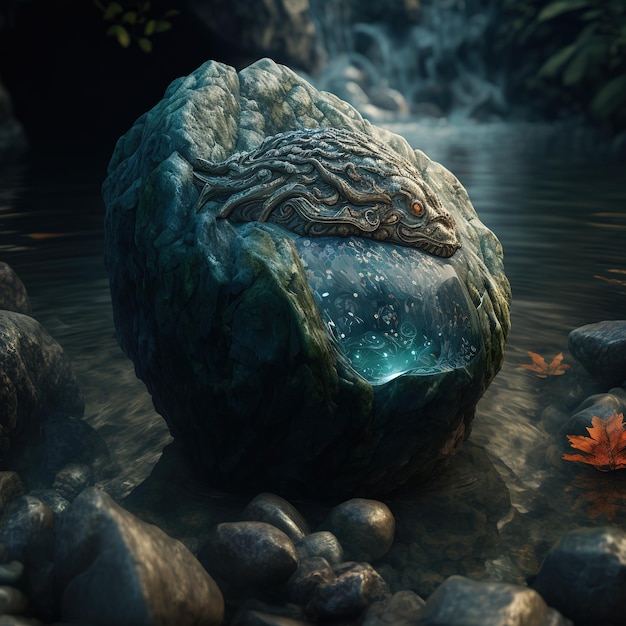 Piedra elemental de agua