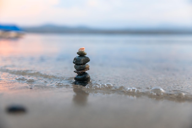 Piedra en la playa