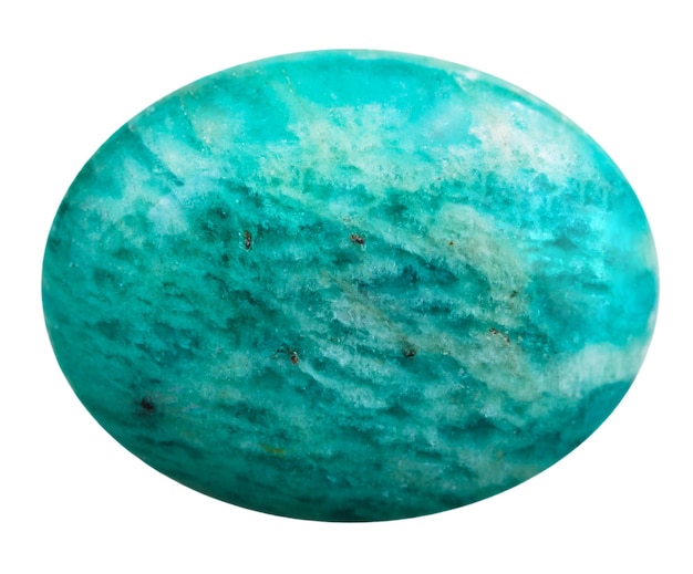 Piedra preciosa mineral de amazonita pulida