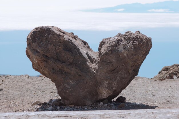 La piedra tiene forma de corazón corazón de piedra