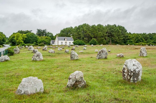 Las piedras de Carnac en Bretaña