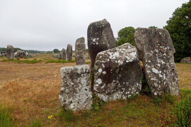 Las piedras de Carnac en Bretaña