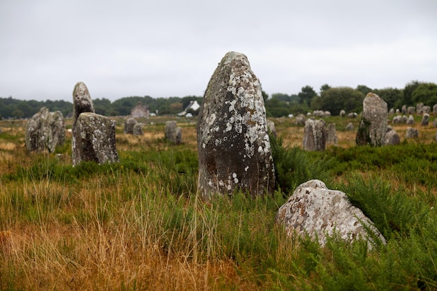 Las piedras de Carnac en Bretaña