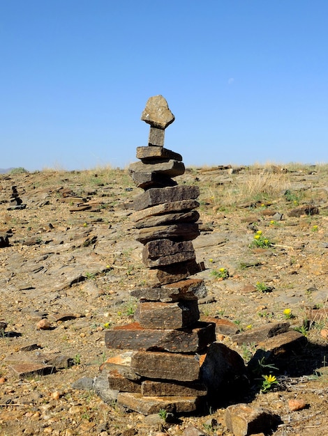 Piedras en el desierto Windhoek Namibia