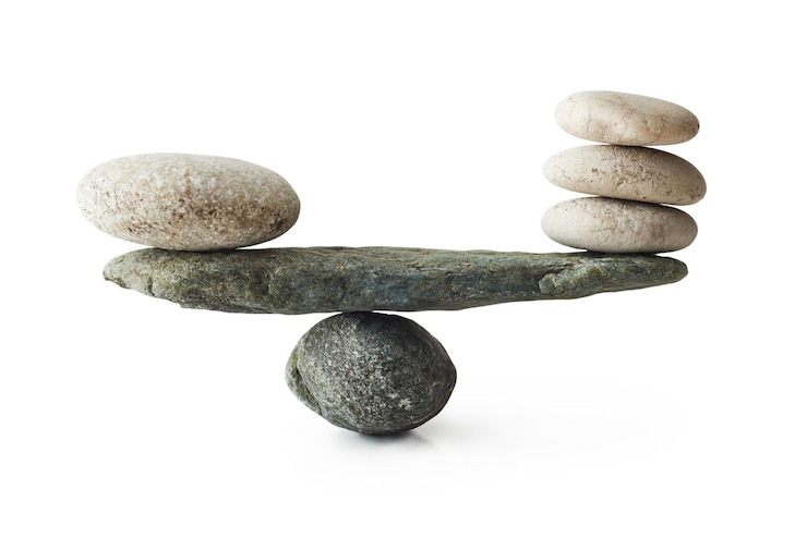 Foto piedras de equilibrio