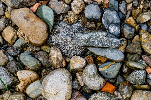 Piedras en la orilla