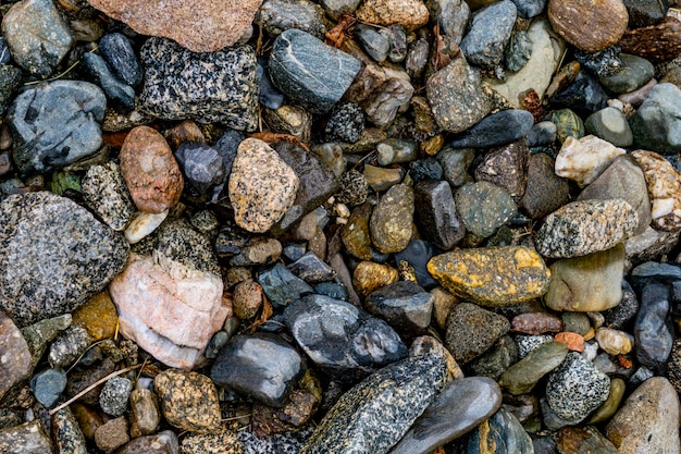 Piedras en la orilla