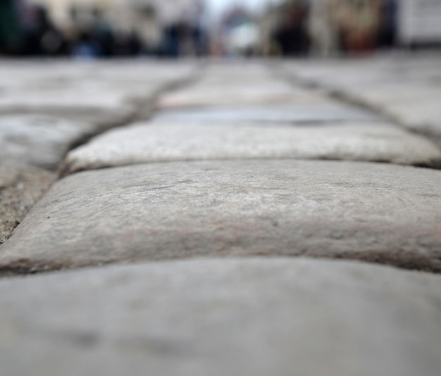 Piedras del pavimento de la carretera