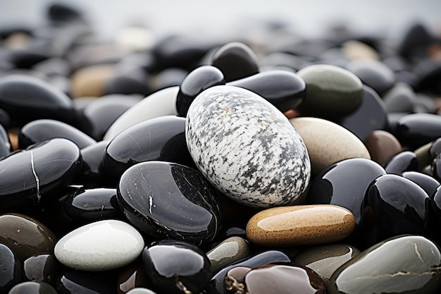 piedras en la playa