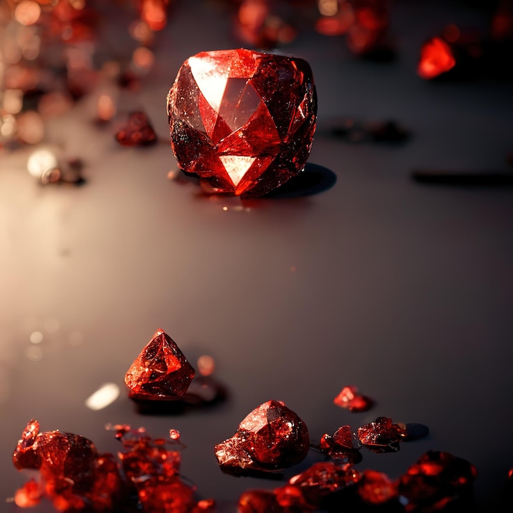 Foto piedras preciosas brillantes diamantes cristales fondo abstracto hermoso fondo de pantalla de lujo arte digital