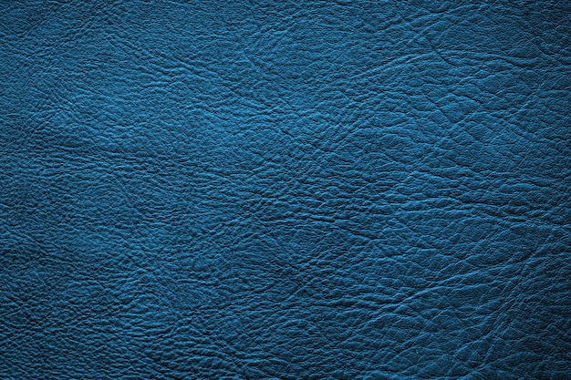 Piel de animal de fondo de textura de cuero azul con patrón natural