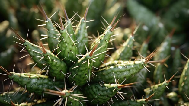 Piel de cactus con textura