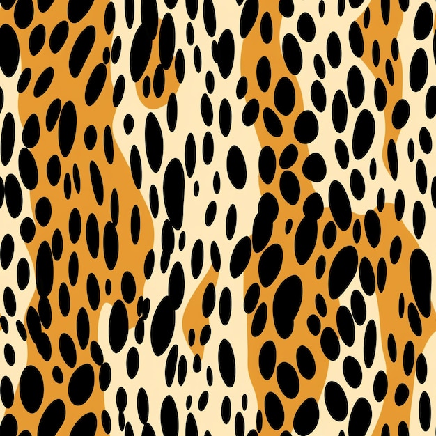 piel de leopardo animal con patrón sin costuras para impresión y textiles