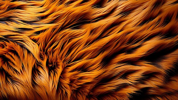 Piel de tigre premium de textura artística vibrante encantadora Ilustración