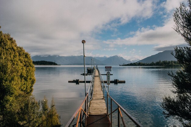 Foto pier am see