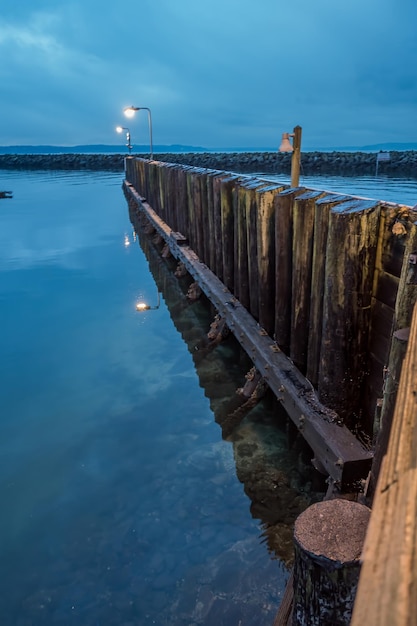 Pier über dem Meer gegen den Himmel