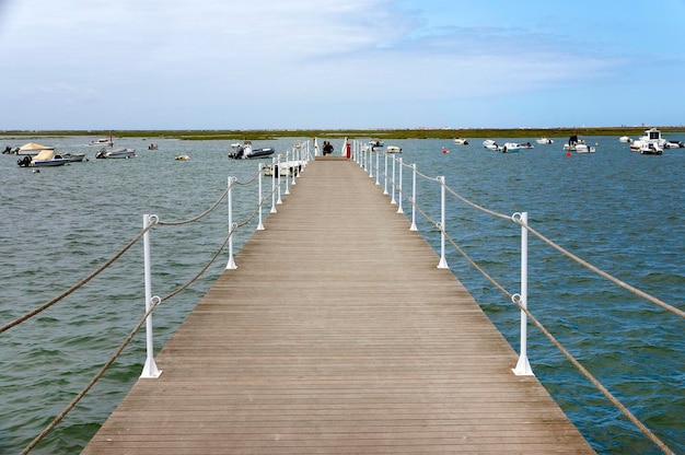 Foto pier über dem meer gegen den himmel