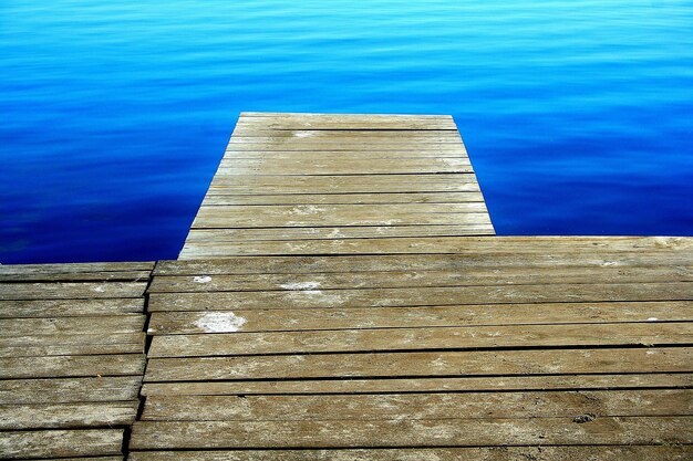 Foto pier über dem meer