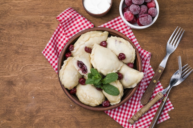 Pierogi com Cerejas