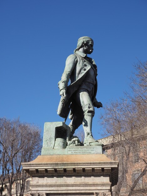 Foto pietro micca-denkmal in turin