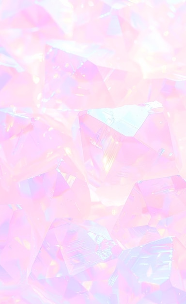 una pieza de hielo rosa y púrpura se muestra en esta imagen