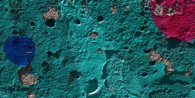 Foto una pieza de metal verde con agujeros.
