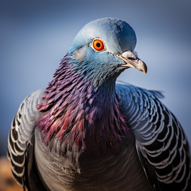 Pigeon Award ganador de la fotografía de la vida silvestre hd hdr 8k