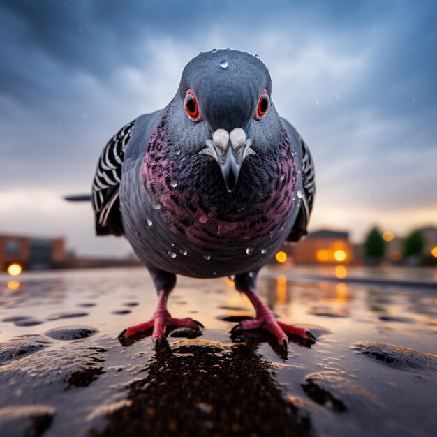 Pigeon Award ganador de la fotografía de la vida silvestre hd hdr 8k