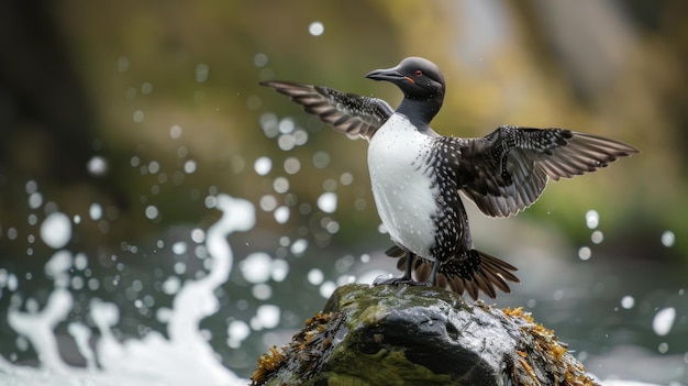 Pigeon Guillemot Costa do Oregon